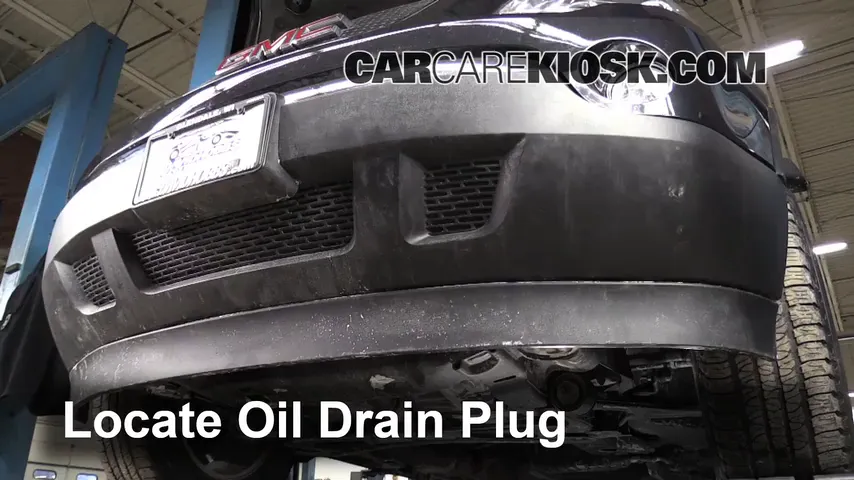 2012 GMC Acadia SLE 3.6L V6 Oil Change Oil and Oil Filter